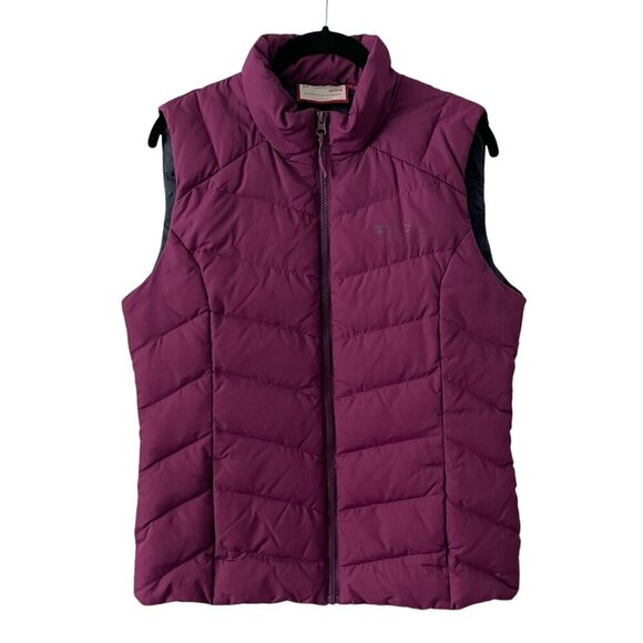 Mountain Hardware Zip Up Down Filled Outdoor Winter Casual Puffer Vest Purple 8 - Picture 1 of 9